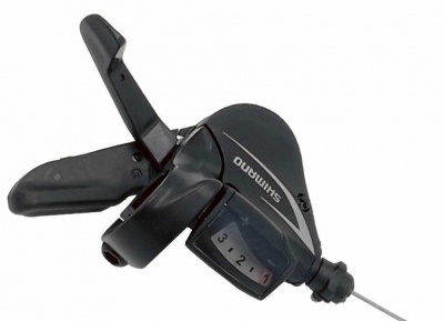 Рукоятка переключателя скоростей левая, триггер, 3, SHIMANO, SL-M360, ASLM360LB Shimano  фото, kupilegko.ru